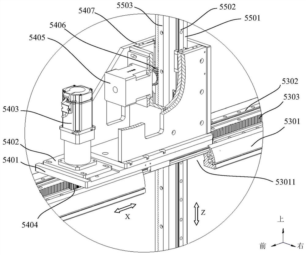 Double-transverse-moving truss manipulator for drum brake pad hot press molding production line