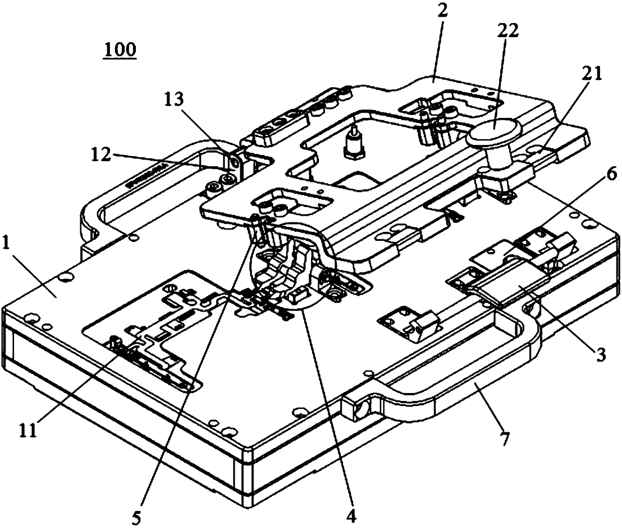 A cover plate pressure maintaining device