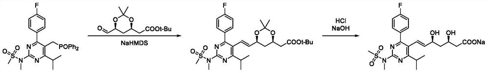 A kind of preparation method of rosuvastatin sodium