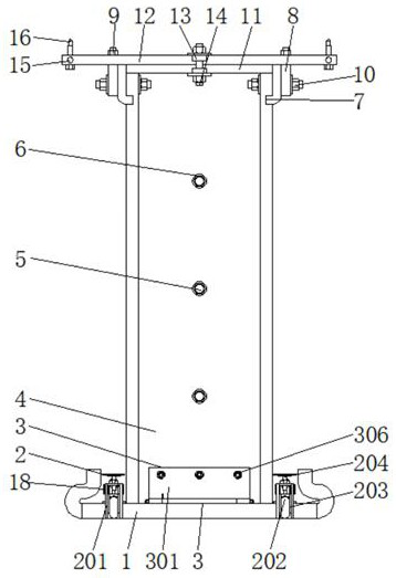 A kind of anti-hanging partition wall of super high-rise building and its construction method