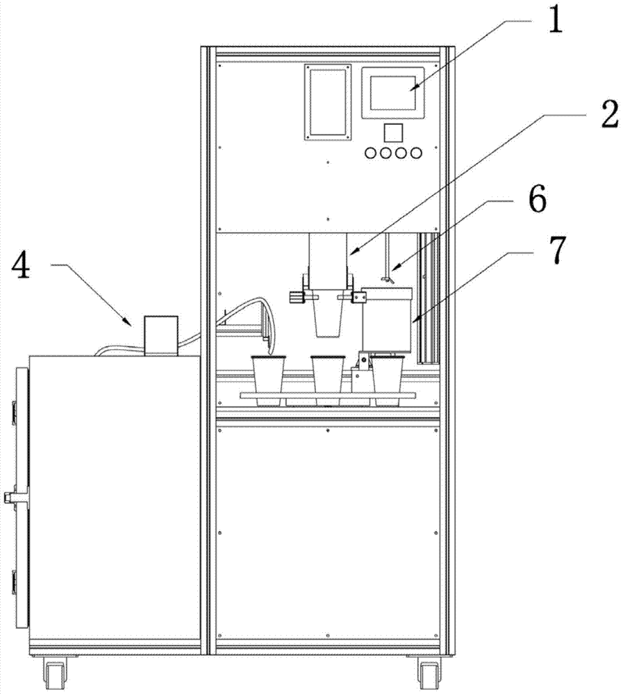 Fluid burdening blender and fluid burdening method