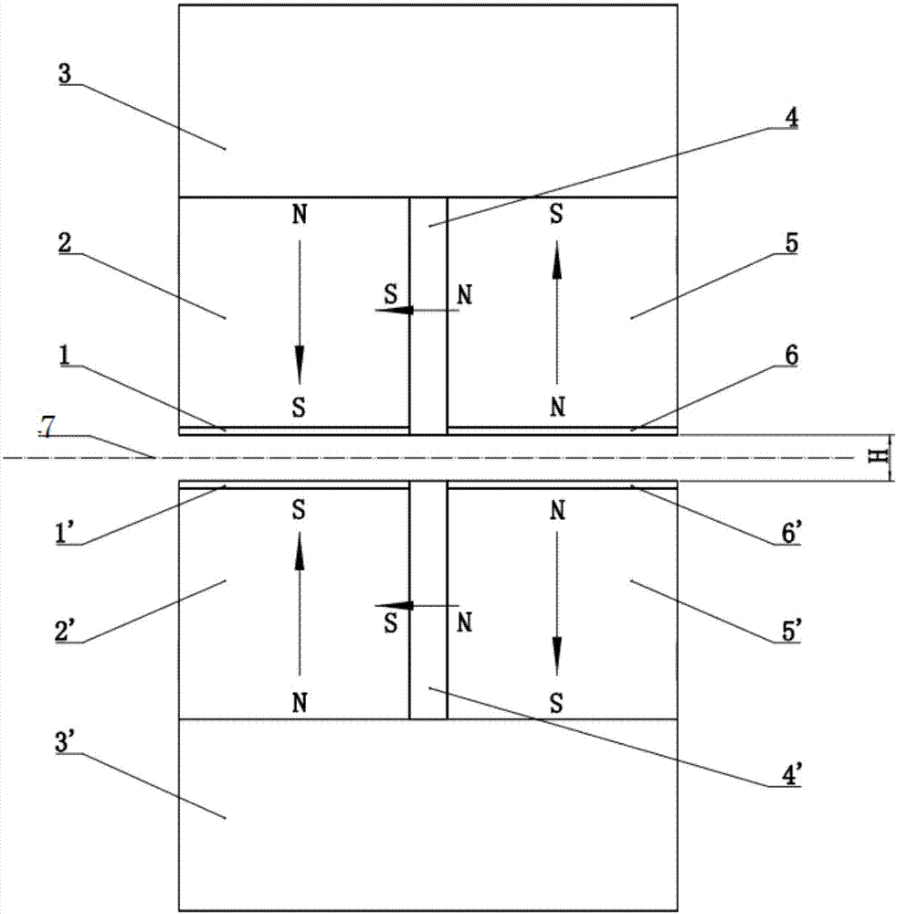 Device applied to magnetic recording medium orientation