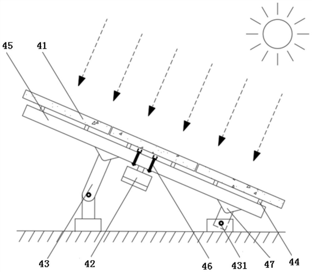 Fireless field food heating system based on solar catalytic oxidation