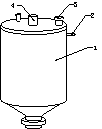 Charging device for producing cosmetics