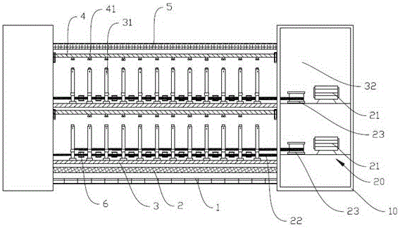 Production process of dot wrapped yarn