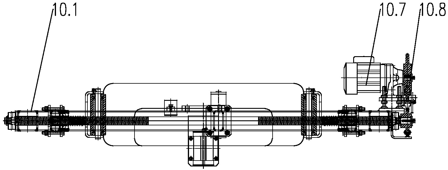 Tire clamping and positioning lifting machine