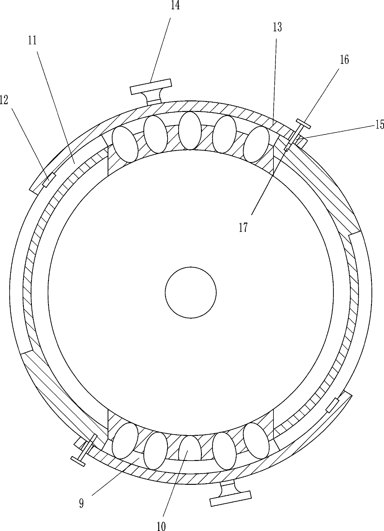 Golden egg shaking machine