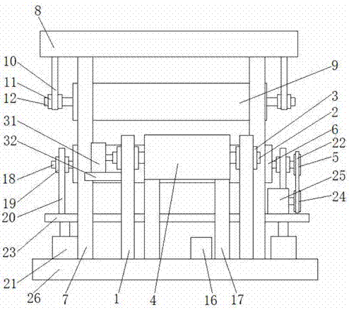 Display sales desk capable of straightening operating line