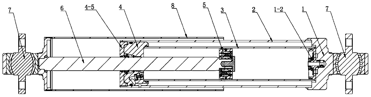 Rail vehicle shock absorber