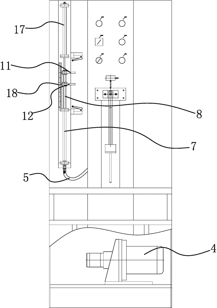 A fuel dispenser with a gas spring tube body