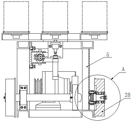 Pneumatic multi-station moving platform