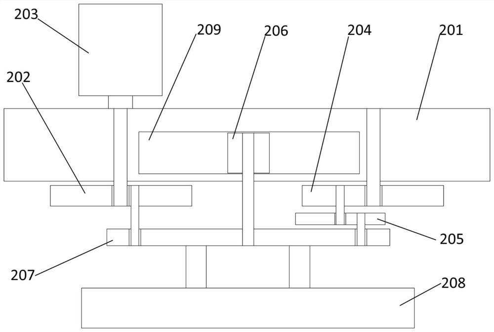 Foot transmission device for hip joint linkage exercise