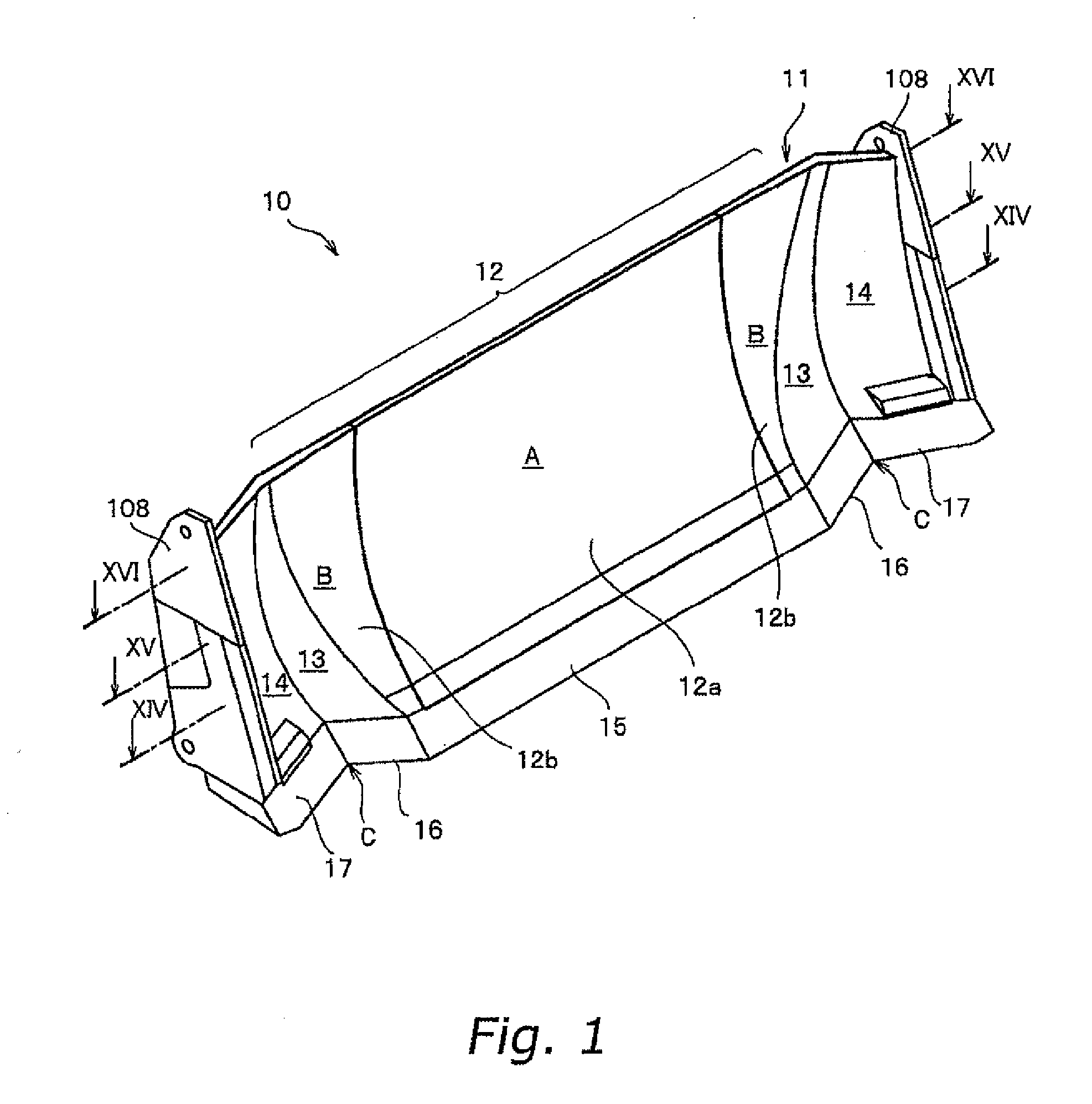 Work machine blade device and work machine including the same