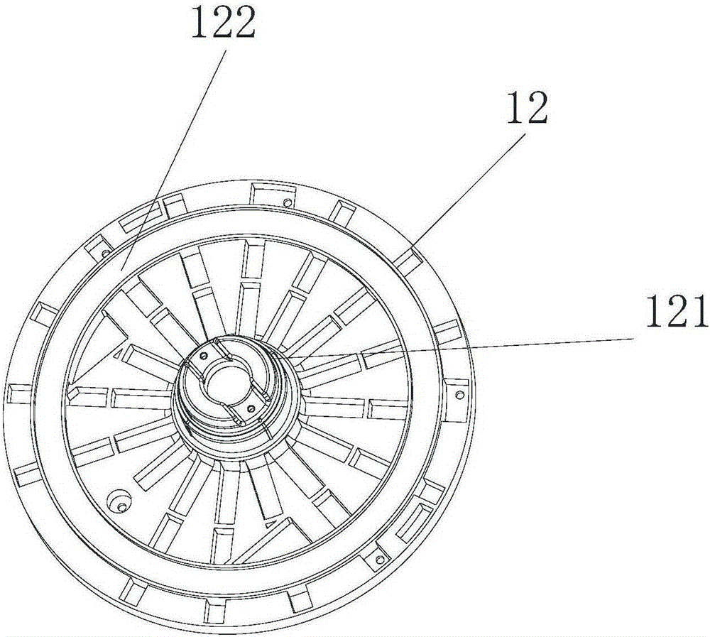 Air outlet device and air conditioner provided with air outlet device