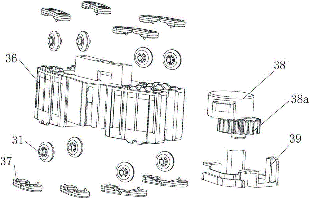 Air outlet device and air conditioner provided with air outlet device