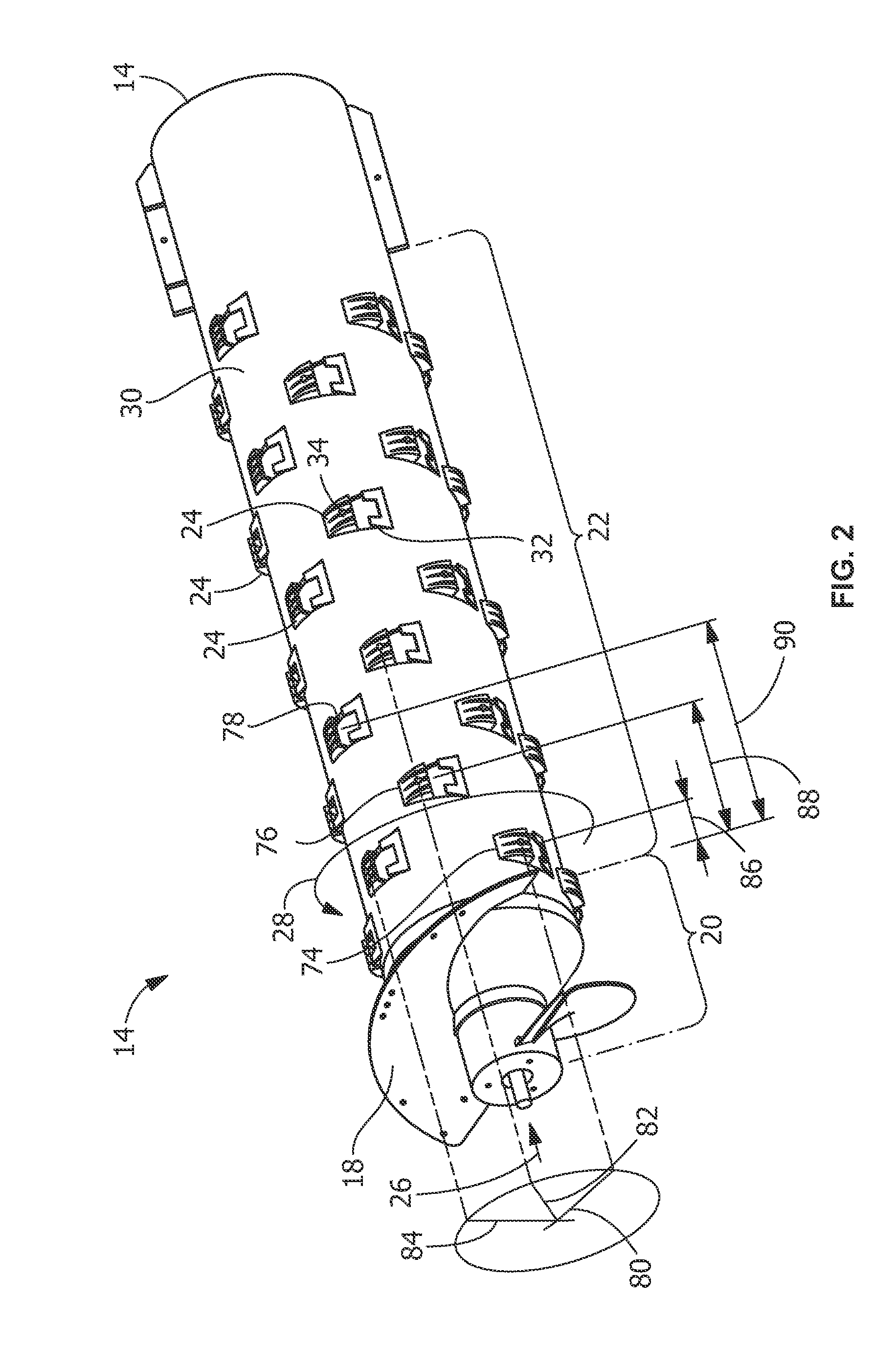 Threshing element for harvesters