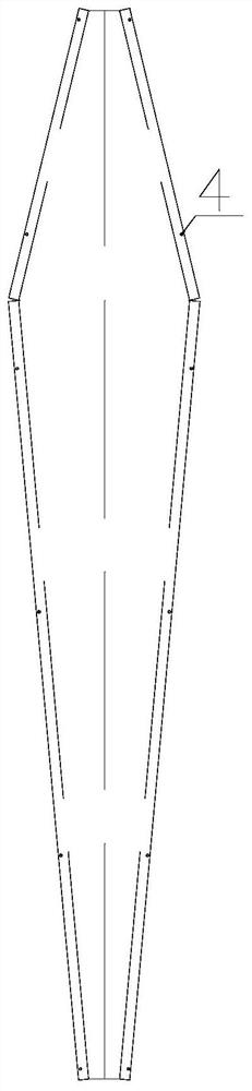 Irregular metal whole plate splicing installation construction process