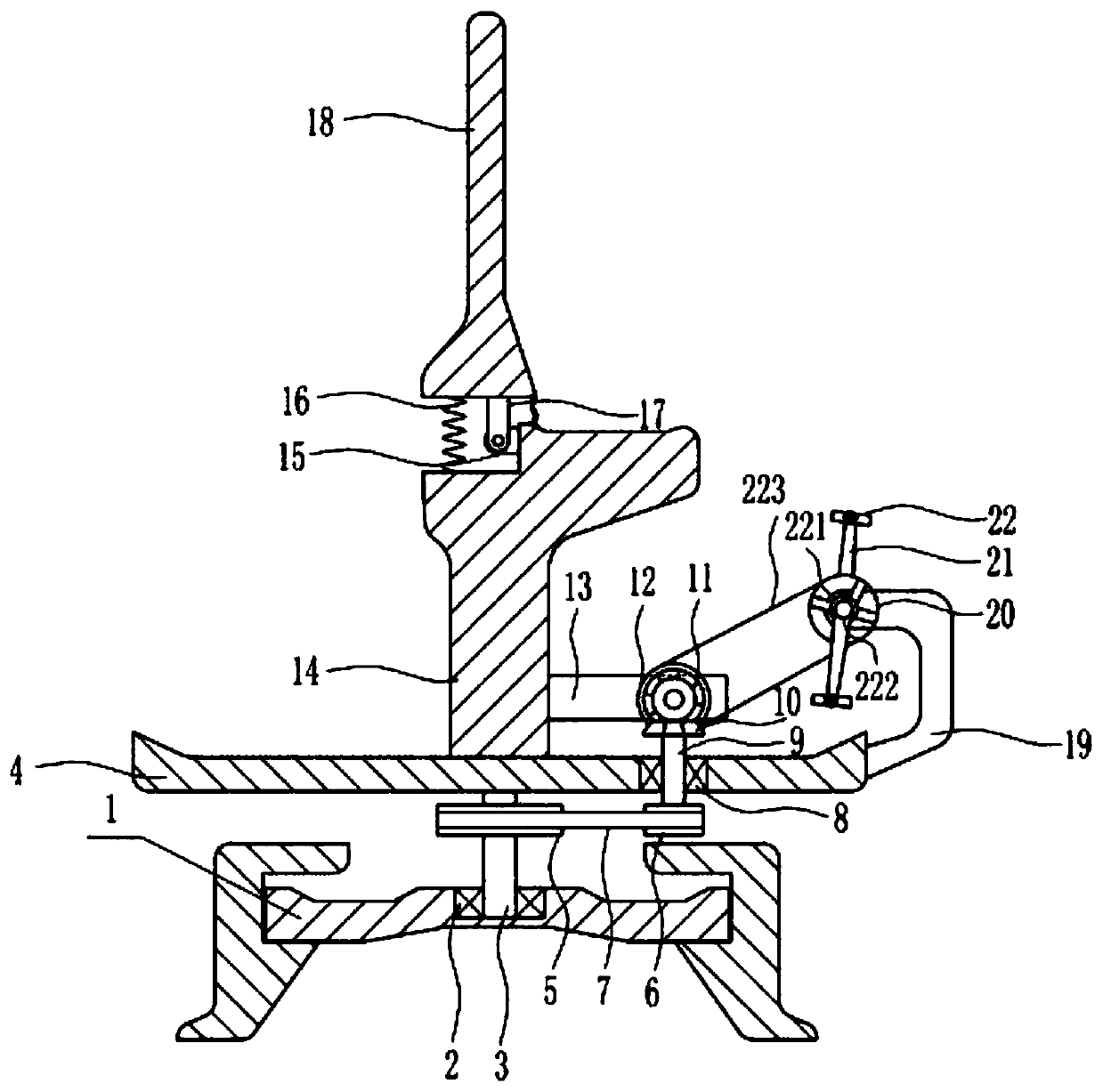 A foot-operated exercise rehabilitation equipment specially used for patients with foot joints