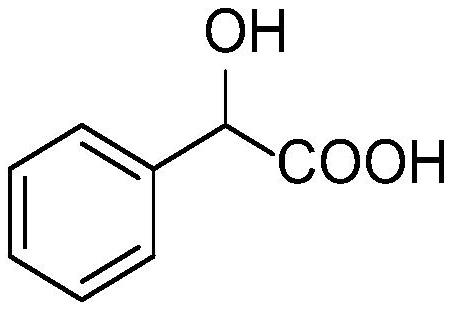 A method for preparing mandelic acid from trichloroisocyanuric acid chlorostyrene