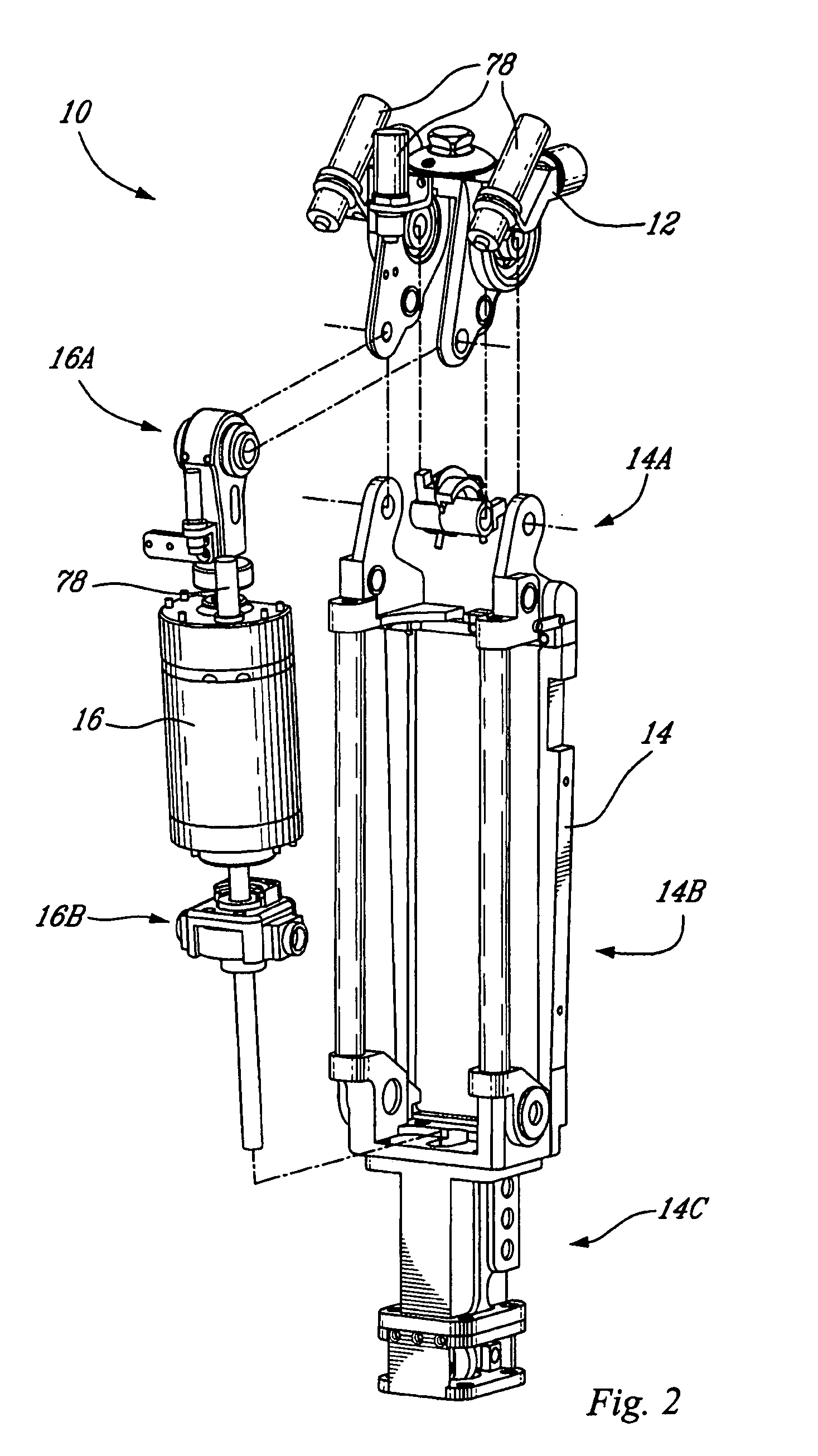 Actuated prosthesis for amputess