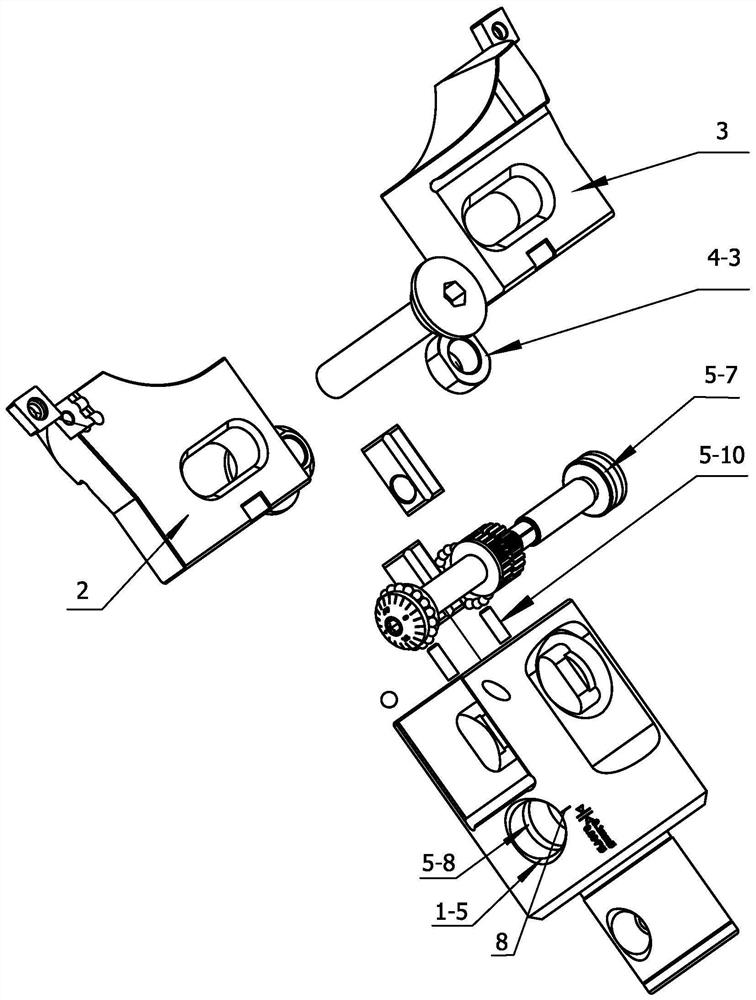 Linkage adjustment double-edge boring head cutter