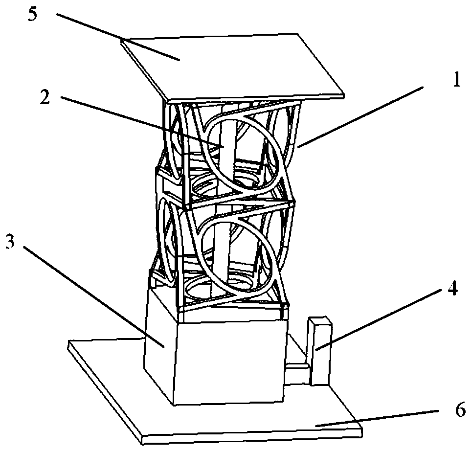 Piezoelectric-driven three-dimensional micro-positioning platform