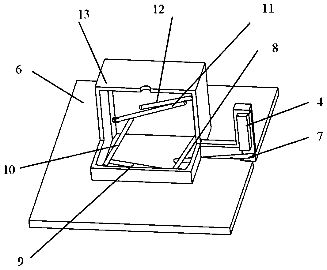 Piezoelectric-driven three-dimensional micro-positioning platform