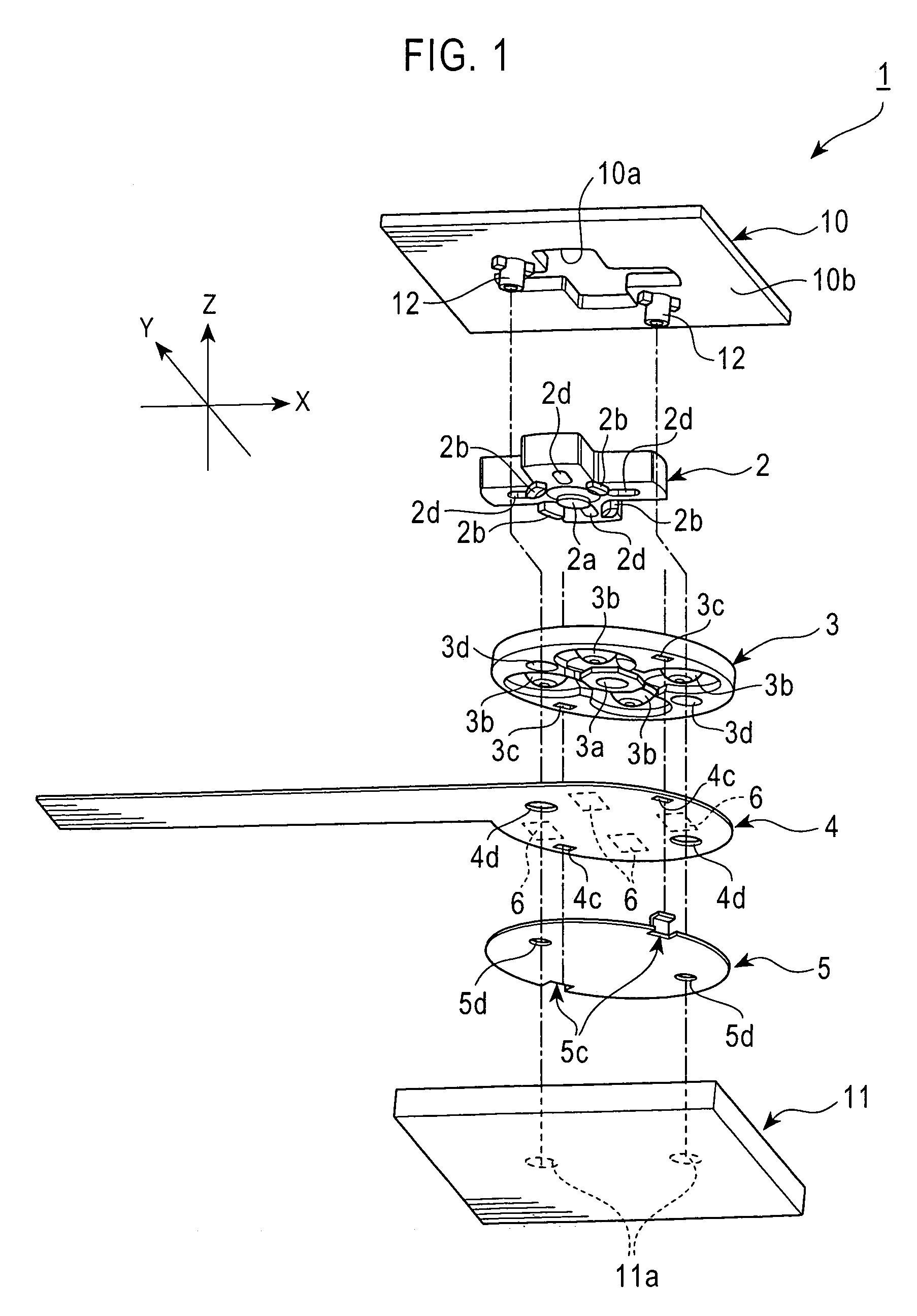 Input device with reduced dead band of an analog output signal