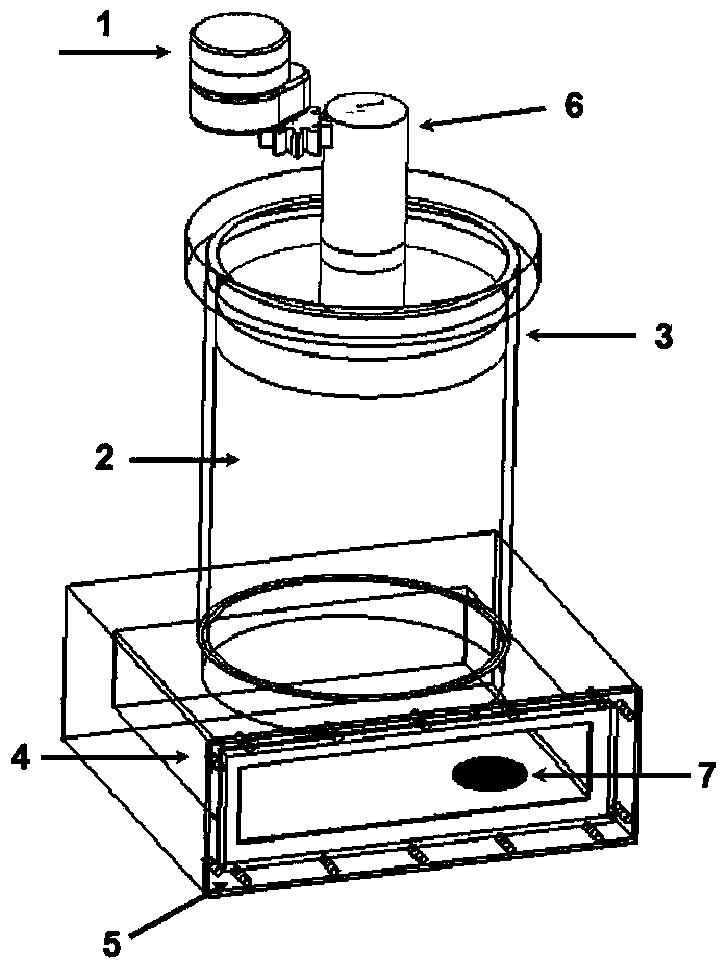 Loading device and method for pressure stress of skeletal cells in porous titanium alloy