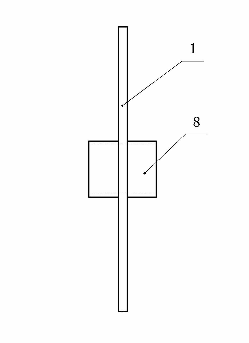 Response testing device for electromagnetic wave resistivity logging-while-drilling tool