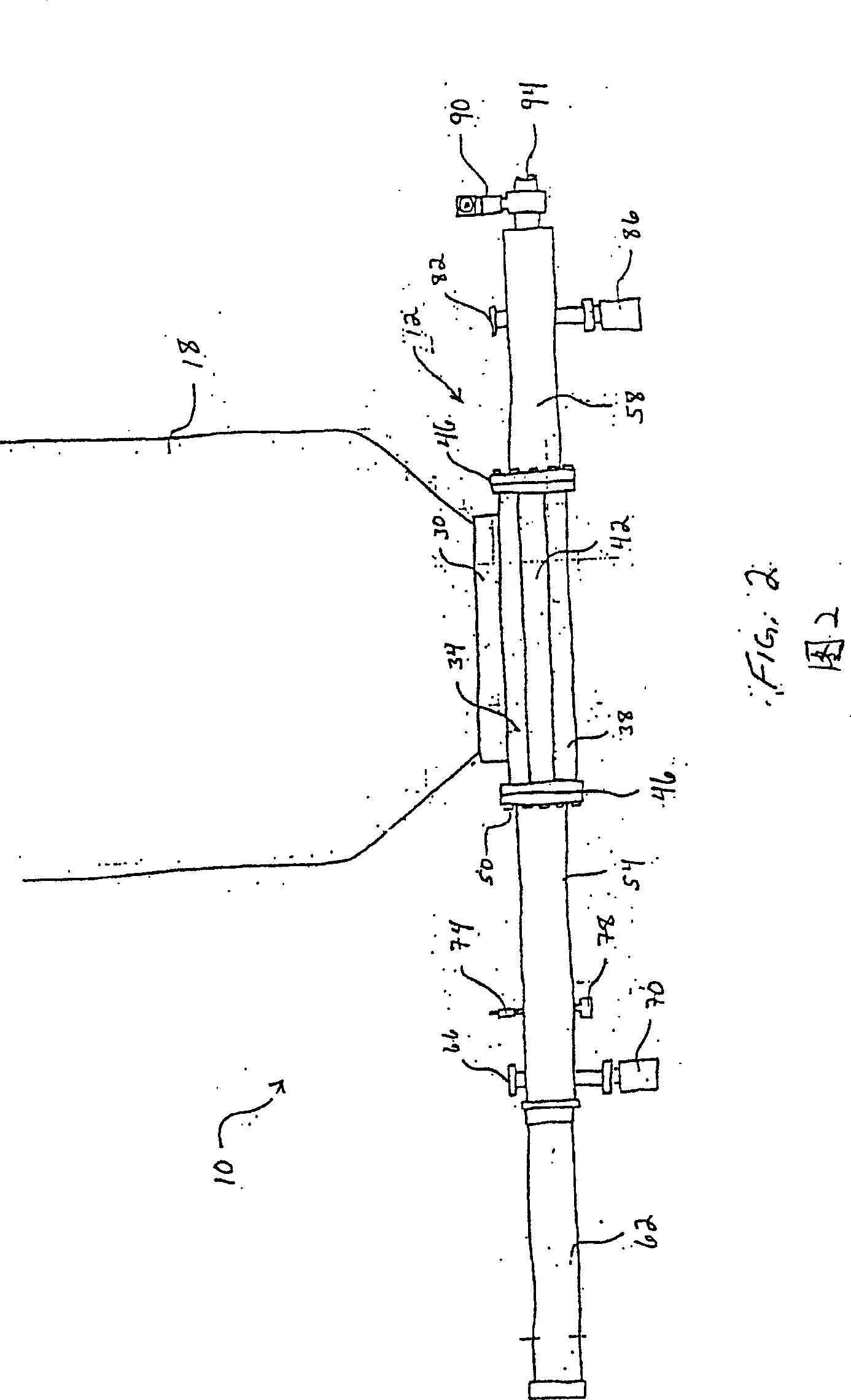 An improved coke drum bottom de-heading system