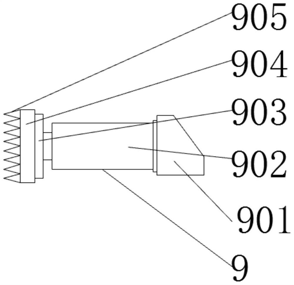 Safety belt connecting frame for steel structure house construction personnel