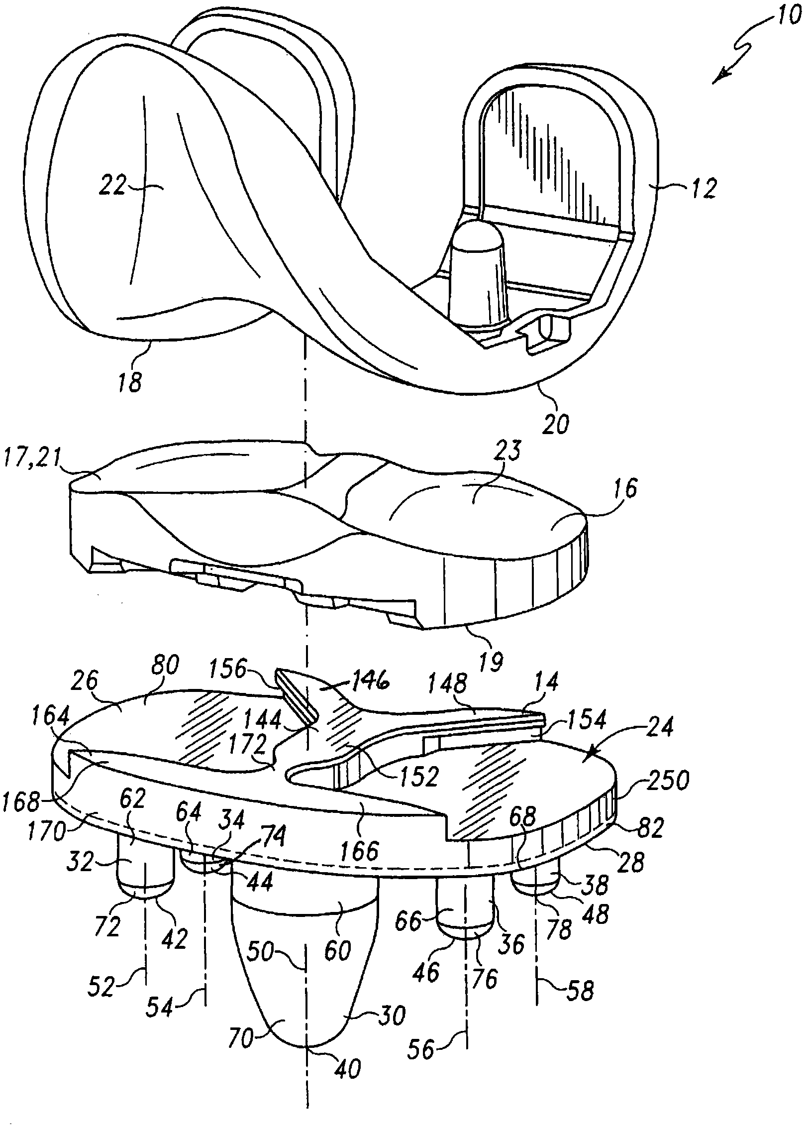 Prosthesis with composite component