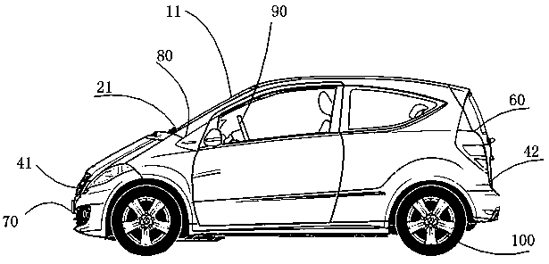 Dangerous overtaking early warning device based on multi-sensor data fusion and early warning method thereof