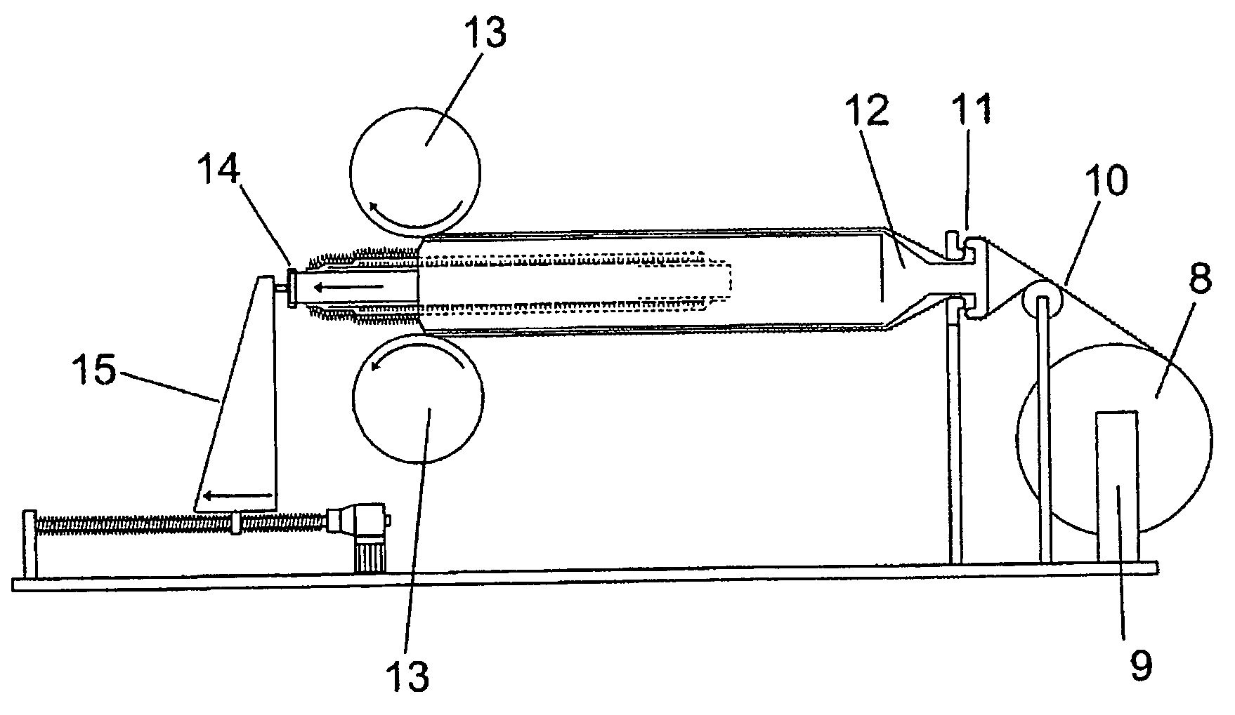 Double casing with netting for food products and production method therefor