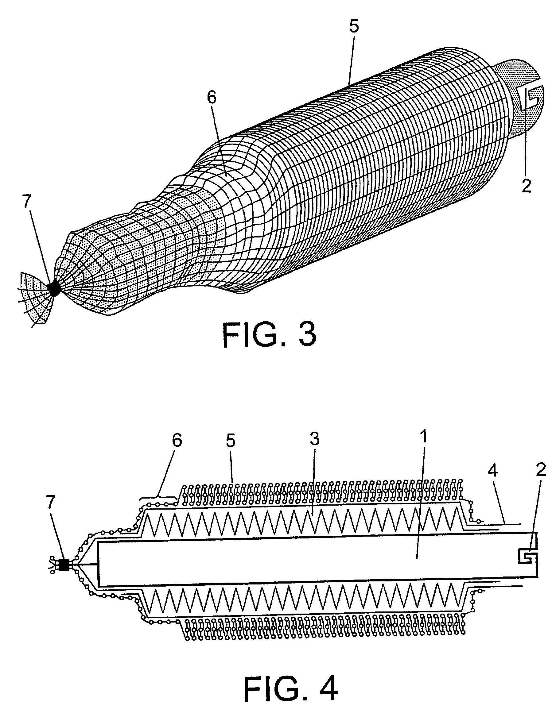 Double casing with netting for food products and production method therefor