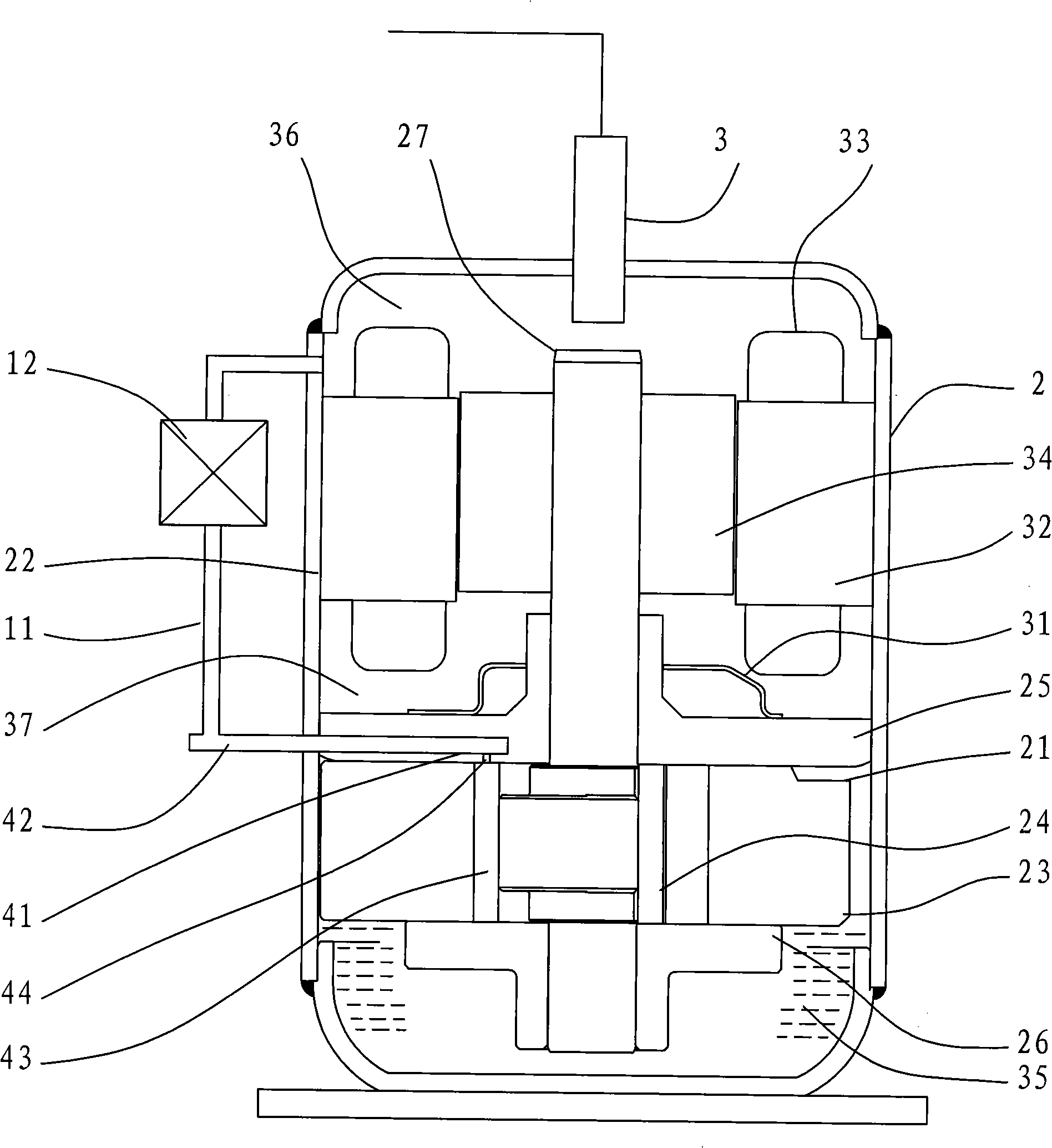 Compressor exhaust temperature control device and its control method and applications