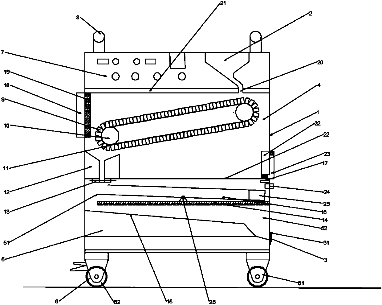 Convenient and fast welding rod drying trolley