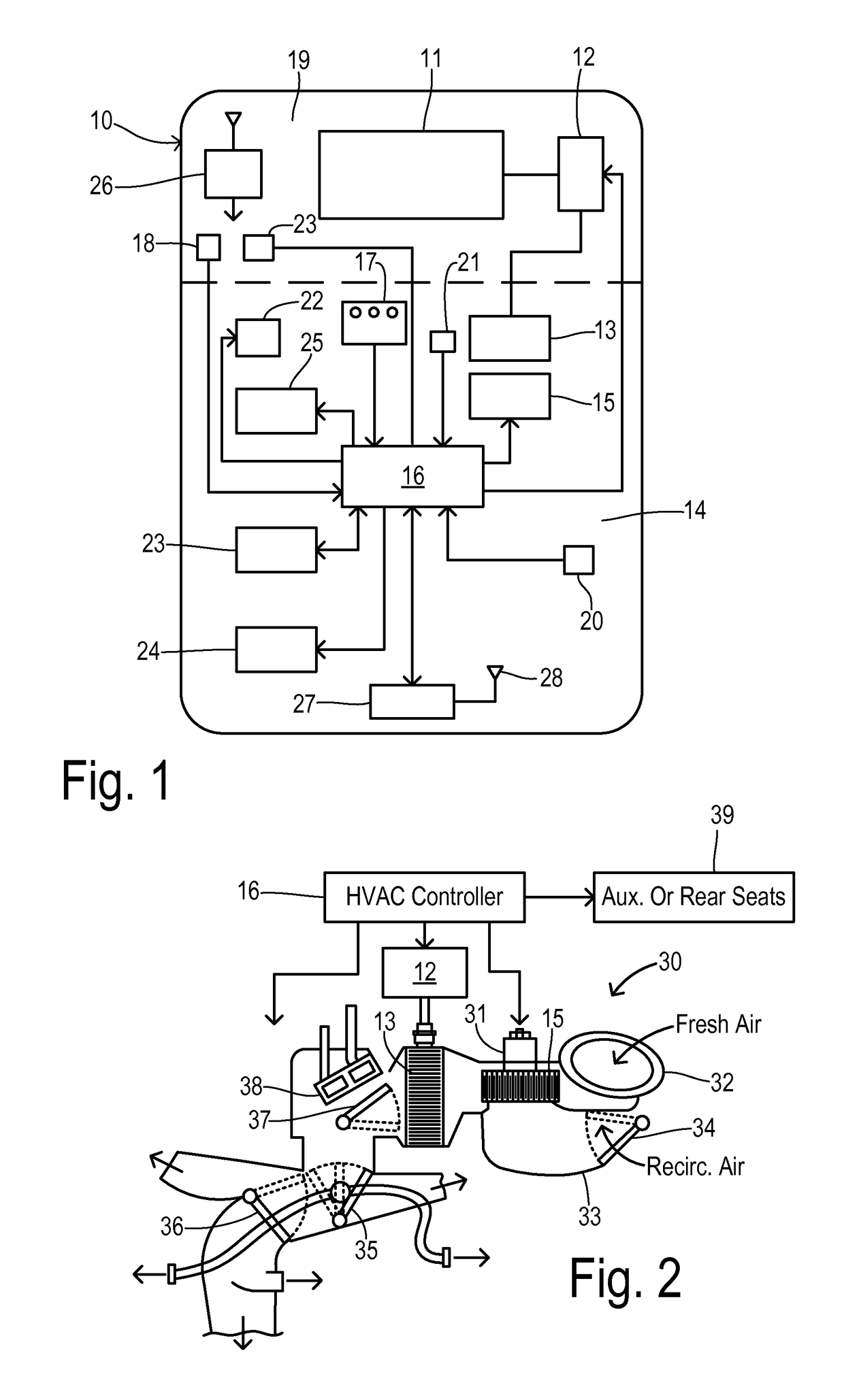 Adaptive control of automotive HVAC system using crowd-sourcing data