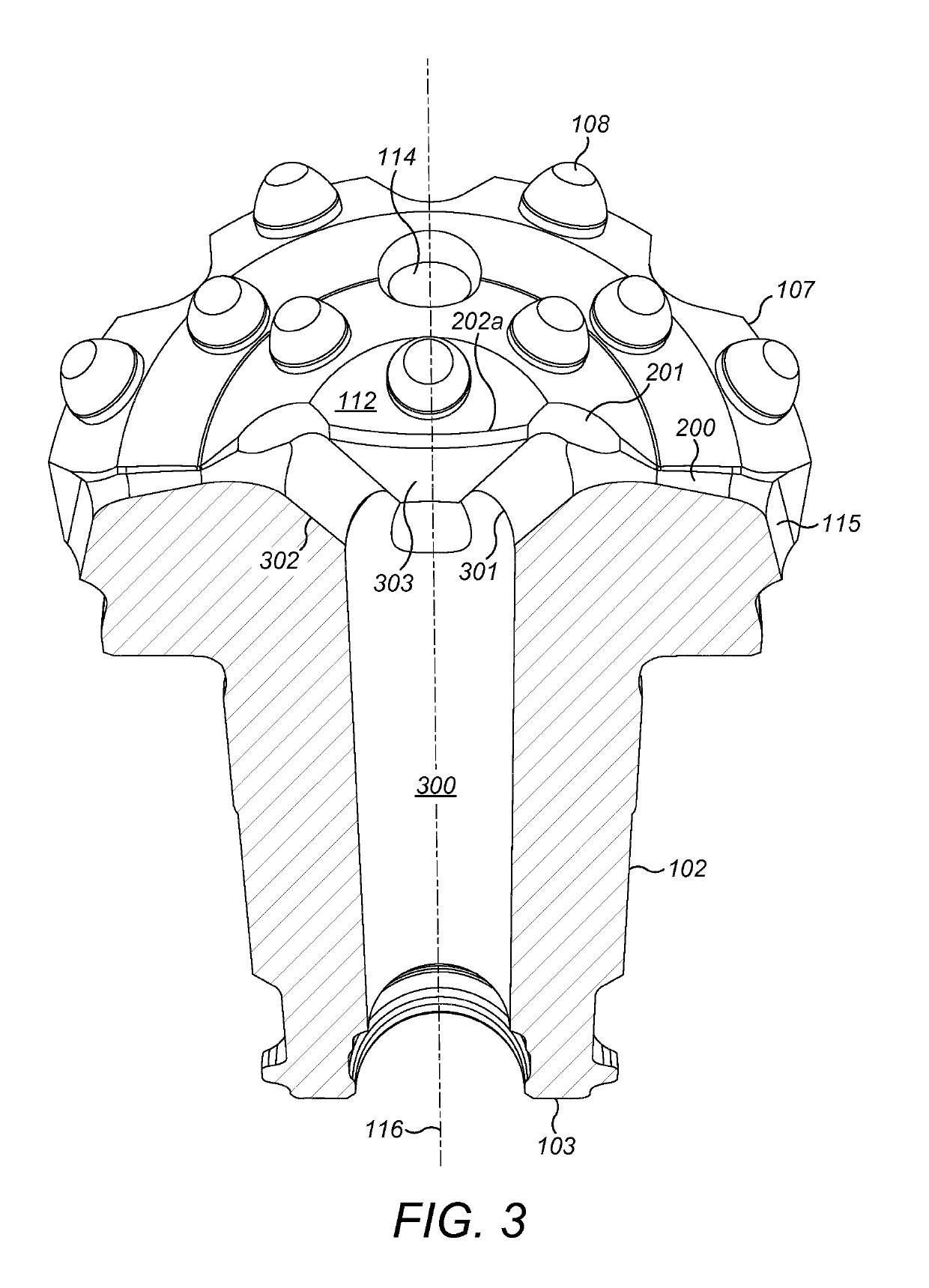 Drill bit for improved transport of cuttings