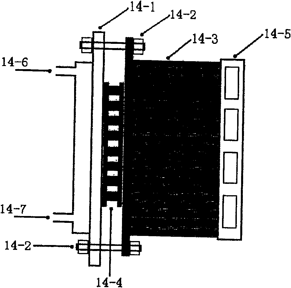 Cooling water circulating method