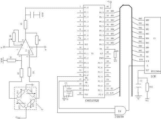 Contact finger pressure test instrument of high-voltage isolation switch