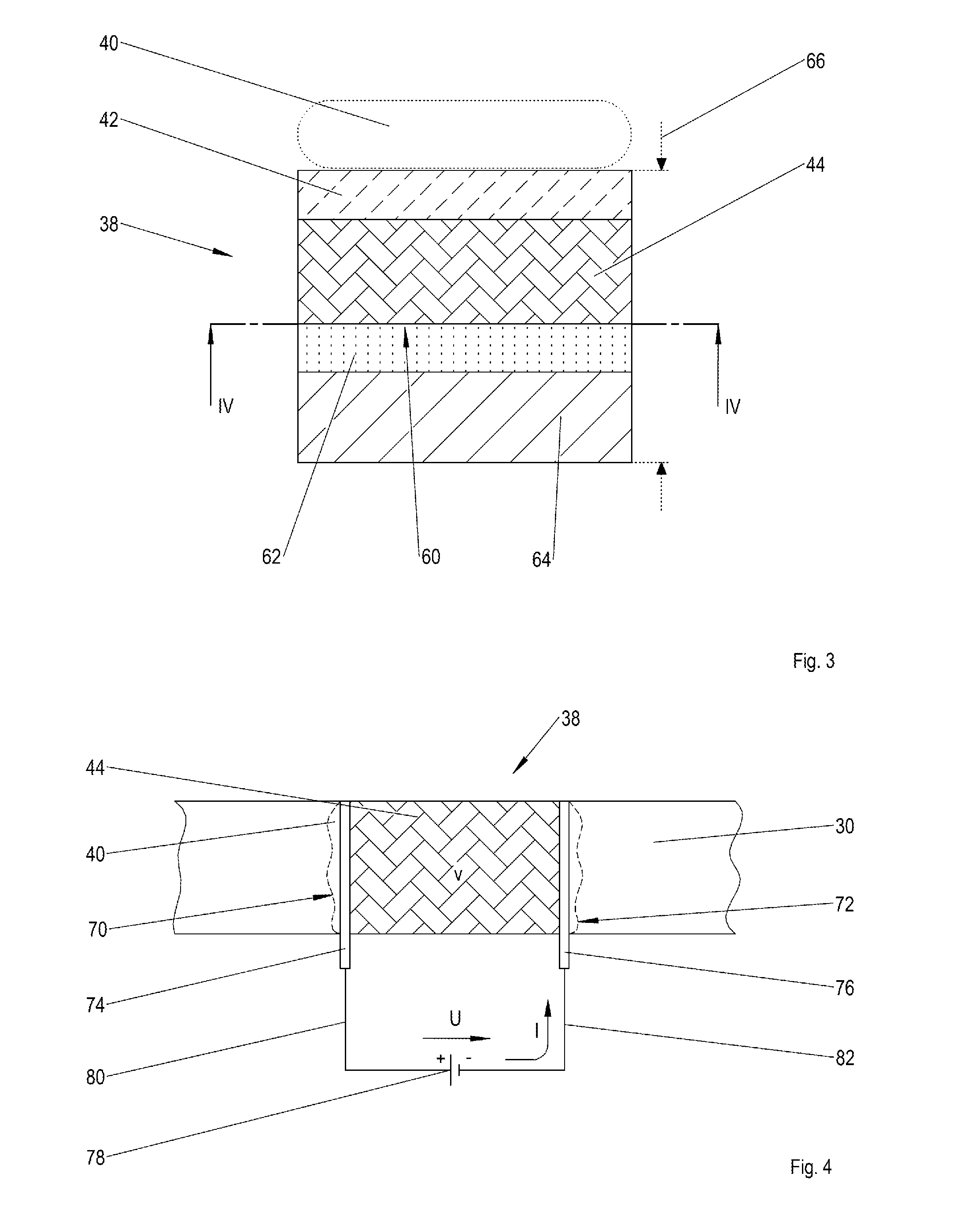 Separating film and method