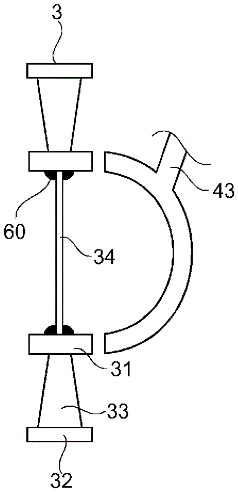 Exhaust gas turbine with closed nozzle ring