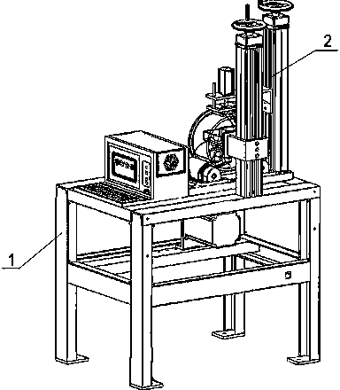 Milling machine mechanism special for inner surface of annular workpiece