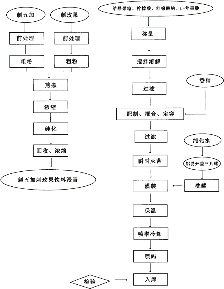 Formula and making technology thereof of health-care plant beverage