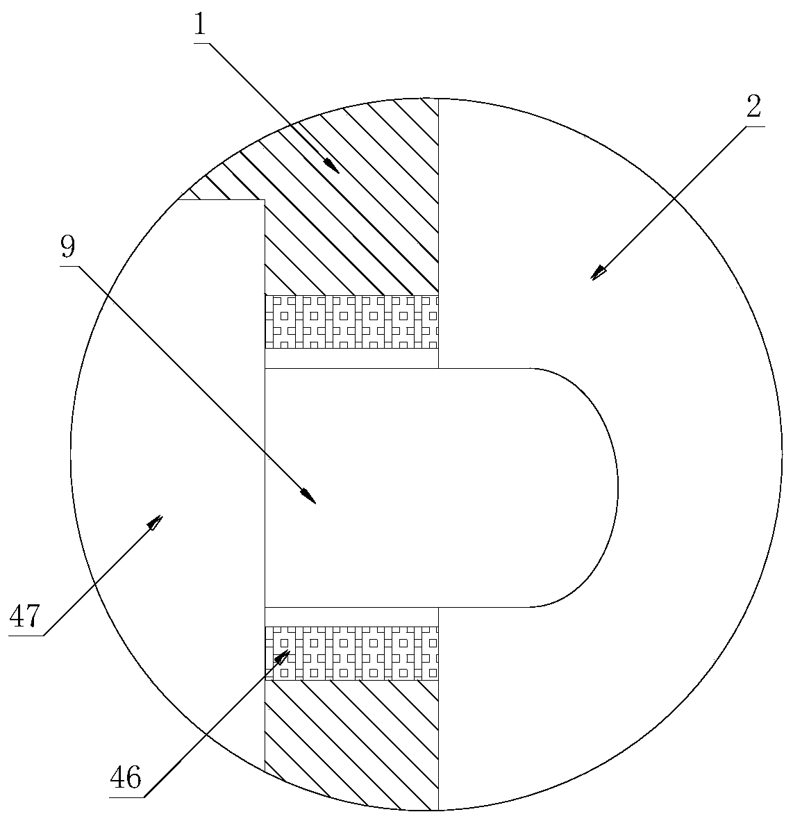 A porous water-adding energy valve for concrete mortar