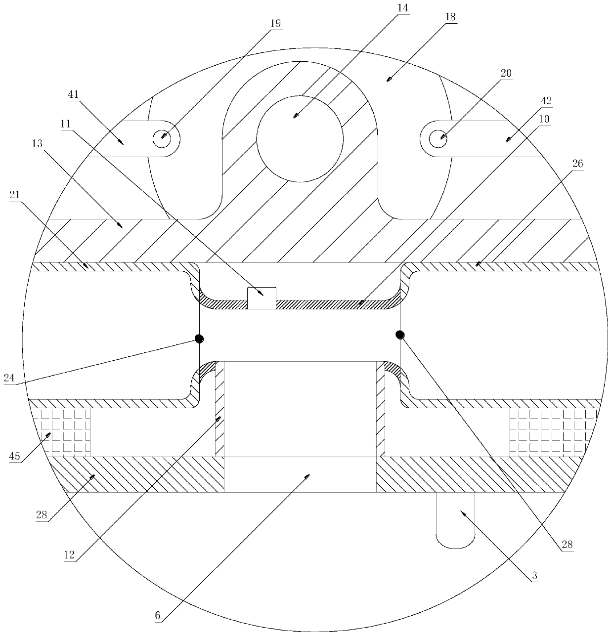 A porous water-adding energy valve for concrete mortar