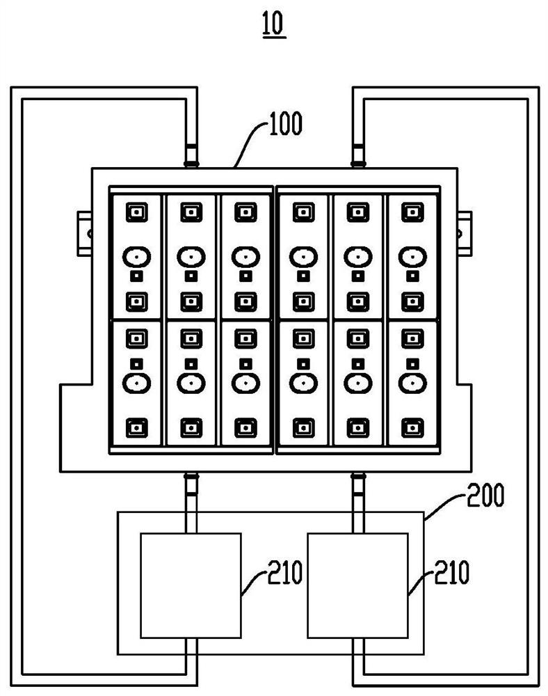 Immersed liquid-cooled battery system