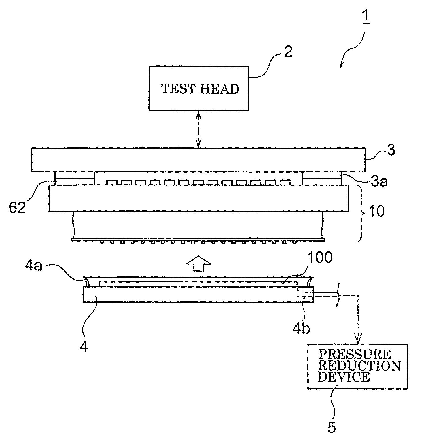 Probe, electronic device test apparatus, and method of producing the same